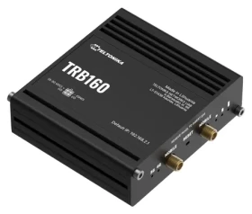 Teltonika TRB160 / LTE brána / Cat 6 / 1x RJ45 1000 Mb/s / IP30