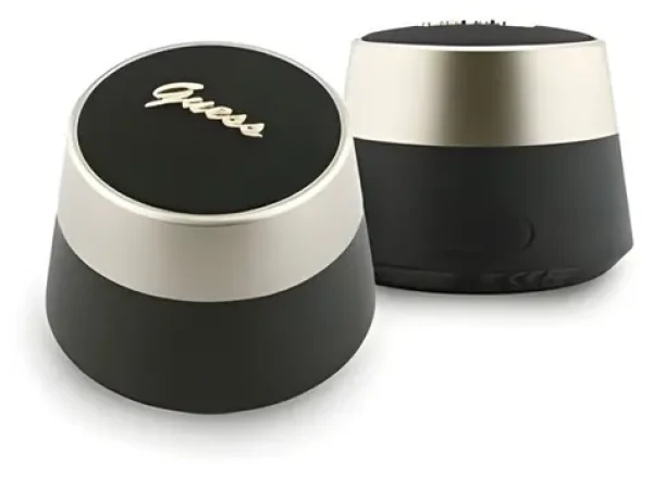 Guess Script Metal Logo čierna / Reproduktor / 5W / Bluetooth (57983130981)