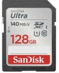 SanDisk Ultra SDXC 128GB / Class 10 / rýchlosť prenosu 140 MB/s / vhodné pre FULLHD (SDSDUNB-128G-GN6IN)