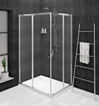GELCO - SIGMA SIMPLY sprchové dvere posuvné pre rohový vstup 1100 číre sklo GS2111