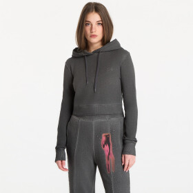 Mikina Diesel F-Slimmy-Hood-S3 Sweatshirt Grigio Melange S