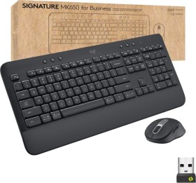 Logitech Logitech Signature MK650 Combo for Business - Tastatur-und-Maus-Set - kabellos - Bluetooth LE - QWERTZ - Schweiz - Graphite