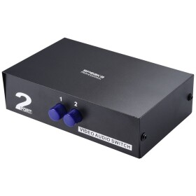 SpeaKa Professional SP-11175216 2 porty kompozitný switch s audio portami; SP-11175216