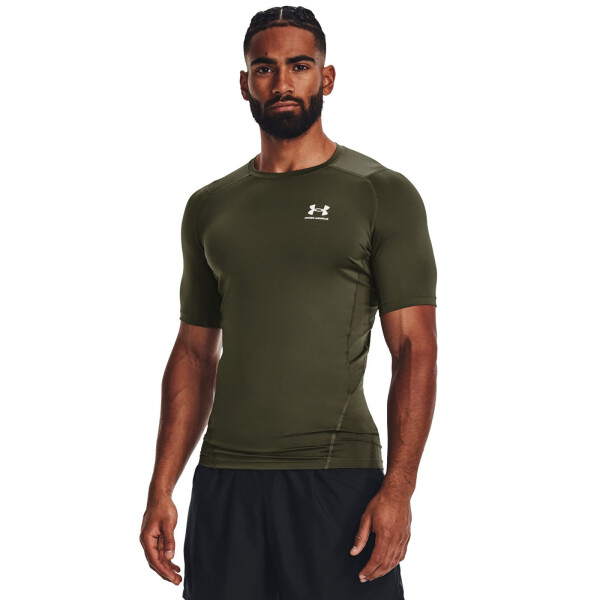 Tričko Under Armour HG Armour Comp SS Green L