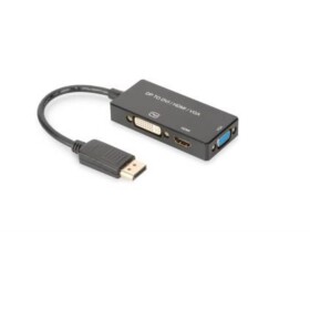 Digitus AV konvertor AK-340418-002-S [DisplayPort - HDMI, DVI, VGA] 3840 x 2160 Pixel; AK-340418-002-S
