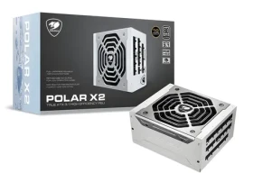 COUGAR Polar X2 1050W strieborná / PC zdroj / ATX 3.1 / 1050 W / 80 PLUS Platinum / modulárny (CGR-POLAR-X2-1050)