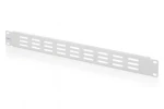 Digitus 19" sivá / Krycí panel 1U / plný / oceľový plech (DN-97692)