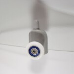 Mereo Sprchový box, štvrťkruh, 100 cm, satin ALU, sklo Point, z. steny biele, liata vanička, bez striešky CK35162KMW