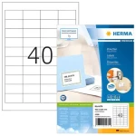 Herma Etikety Premium A4 48,5x25,4 mm biele / Etikety / papier matný / permanentné lepenie / 4000 ks / 100 listov (4474)