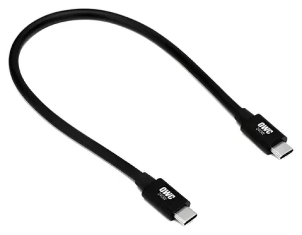 OWC Thunderbolt 5 (0,3 m) čierna / Kábel USB-C / Thunderbolt 5 (OW-CBLTB5C0.3M)