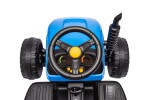 Mamido Detský elektrický traktor BBH-030 s prívesom modrý
