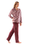 Dámske pyžamo Flora 6456 mave wine - Vestis M