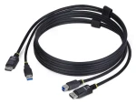 StarTech DU1226-KVM- Cable čierna / KVM kábel / DisplayPort + USB 3.2 / 1,8 m (DU1226-KVM-CABLE)