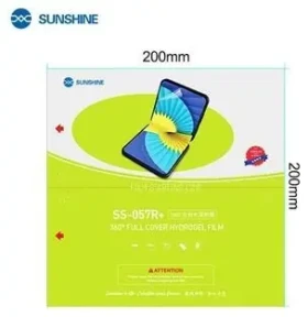 Sunshine SS-057R+ / Hydrogélová fólia / 360° / 25 ks / 200x200 mm / pre smartfóny do 11 palcov (57983120526)