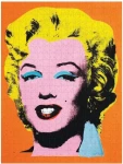 Galison Obojstranné puzzle Andy Warhol: Marilyn