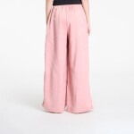 Kalhoty adidas Originals Satin Wide Leg Tracksuit Bottoms Ruffle 3-Stripes Wonder Mauve/ Cream White S