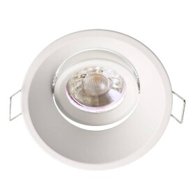 Deko Light Arktur 110019 krúžok pre stropnú montáž LED , halogénová žiarovka GU5.3, MR 16 35 W Signálna biela (RAL 9003); 110019