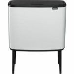 Brabantia Bo Touch Odpadkový kôš na triedený odpad 11 + 23 L biela / 54 x 68 x 31.5 cm (31 35 47)