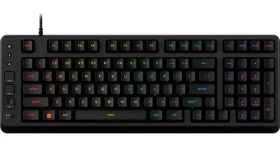 HyperX Eve 1800 čierna / Herná klávesnica / membránová / RGB / USB-A / US Layout