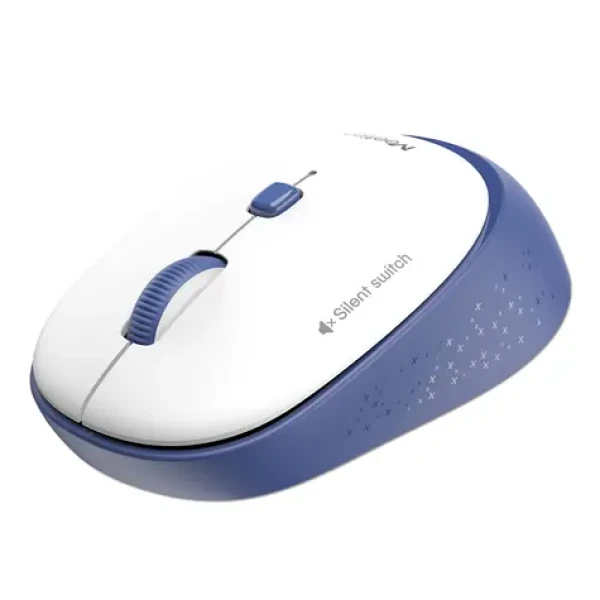 Meetion R571 bielo-modrá / Myš / Bezdrôtová 2.4 GHz / 1600 DPI / 4 tlačidlá (R571)