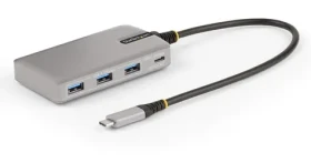 StarTech USB-C Hub 4 porty strieborná / 3x USB-A + 1x USB-C / 10 Gbps / pre notebooky (HB31C3A1CDPPD3)