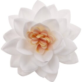Biele kvety z jedlého papiera 7 cm 15 ks biele - Dekora - Dekora