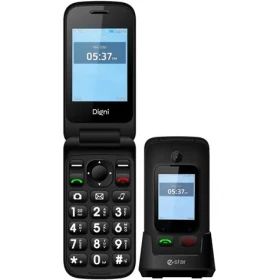 ESTAR Digni Flip čierna / 2.4" / 240 x 320 / 32 MB / MicroSD / 0.08 Mpx / 1000 mAh (5292302012316)