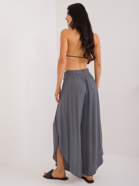 Dámske nohavice TW SP BI 81378.24P Dark grey - Och Bella M tmavě šedá