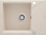DEANTE DEANTE - Evora beige - Granitový drez s odkvapkávačom ZQJ_511A