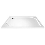 Mereo Sprchovací set: LIMA, obdĺžnik, 100x80 cm, chróm ALU, sklo Point, vanička liatá mramor CK82412KM