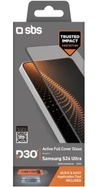SBS D3O ochranné sklo Samsung Galaxy S26 Ultra / Ochranné sklo / D3O® / S aplikátorom (8018417535987)