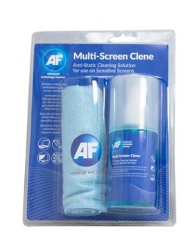 AF Multi-screen Cleen - Antistatický čistič obrazoviek (CRT amp; LED amp; LCD) 200ml / vrátane utierky (AMCA_200MIF)