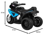 Mamido Detská elektrická motorka BMW S1000RR trojkolka modrá
