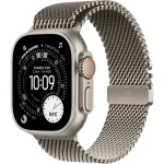 Apple Watch Ultra 3 (2025) GPS+Cellular 49mm Titánové telo - Titánový milánsky ťah (M) / 155-185mm (MEWY4QC/A)