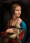 Castorland 105168-2 Puzzle Art Collection: Dáma s hranostajom