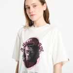 Tričko A BATHING APE Garment Dye Rhinestone Ape Head Relaxed Fit Tee UNISEX Ivory M