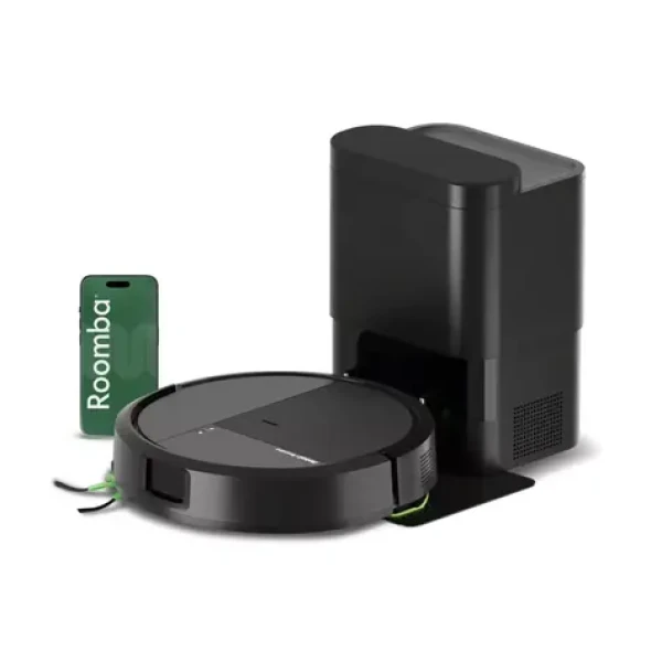 IRobot Roomba Combo 115 + AutoEmpty dock čierna / Robotický vysávač / WiFi / vysávanie mopovanie (Y454040)