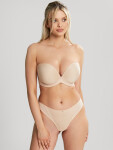 Vystužená podprsenka Cleo Faith Moulded Strapless latte 10660 65F