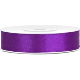 Fialová stuha 12 mm x 25 m - PartyDeco - PartyDeco