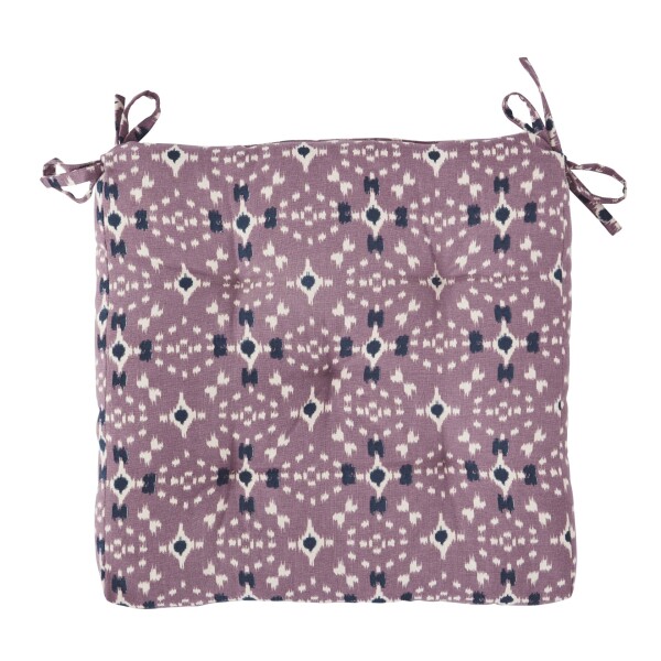 MADAM STOLTZ Prešívaný podsedák Dusty Lilac/White/Blue