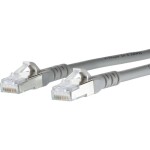 Metz Connect 1308457033-E RJ45 sieťové káble, prepojovacie káble CAT 6A S/FTP 7.00 m sivá s ochranou 1 ks; 1308457033-E
