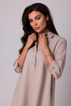 Dámske šaty B257 béžová - BeWear M