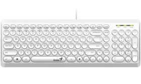 GENIUS Slimstar Q200 biela / Drôtová / USB / CZ+SK layout (31310020413)