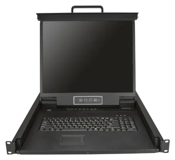 19" StarTech Rackmount KVM konzola / KVM konzola / LCD 1280x1024 / 8 portov / 1U (RKCONS1908K)