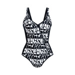 Jednodielne plavky Style Dunja 7298 čierno-biele – Anita Classix 38C