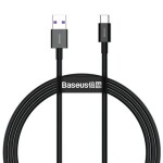 Baseus CATYS-01 kábel USB-A na USB-C 1m čierna / 66W / 6A (CATYS-01)