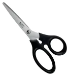 Leitz Nožnice z nerezovej ocele 185 mm čierne / Nožnice / šírka 78 mm / hĺbka 12 mm (54240095)