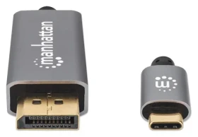 Manhattan 8K 60Hz / Adaptérový kábel / USB-C / DisplayPort 1.4 / 2 m (354844)