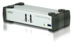 Aten / 2- Port USB KVMP Switch / 3x DisplayPort / 4K UHD / Audio (CS1912-AT-G)