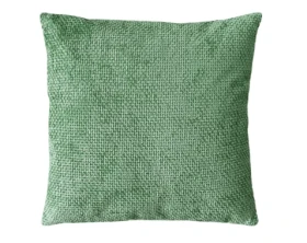 Dekoračný vankúš Chenille Cross 45x45 cm, zelený%